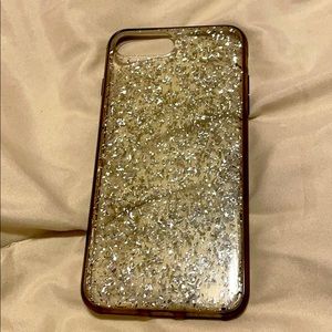 I phone 8 plus glitter case